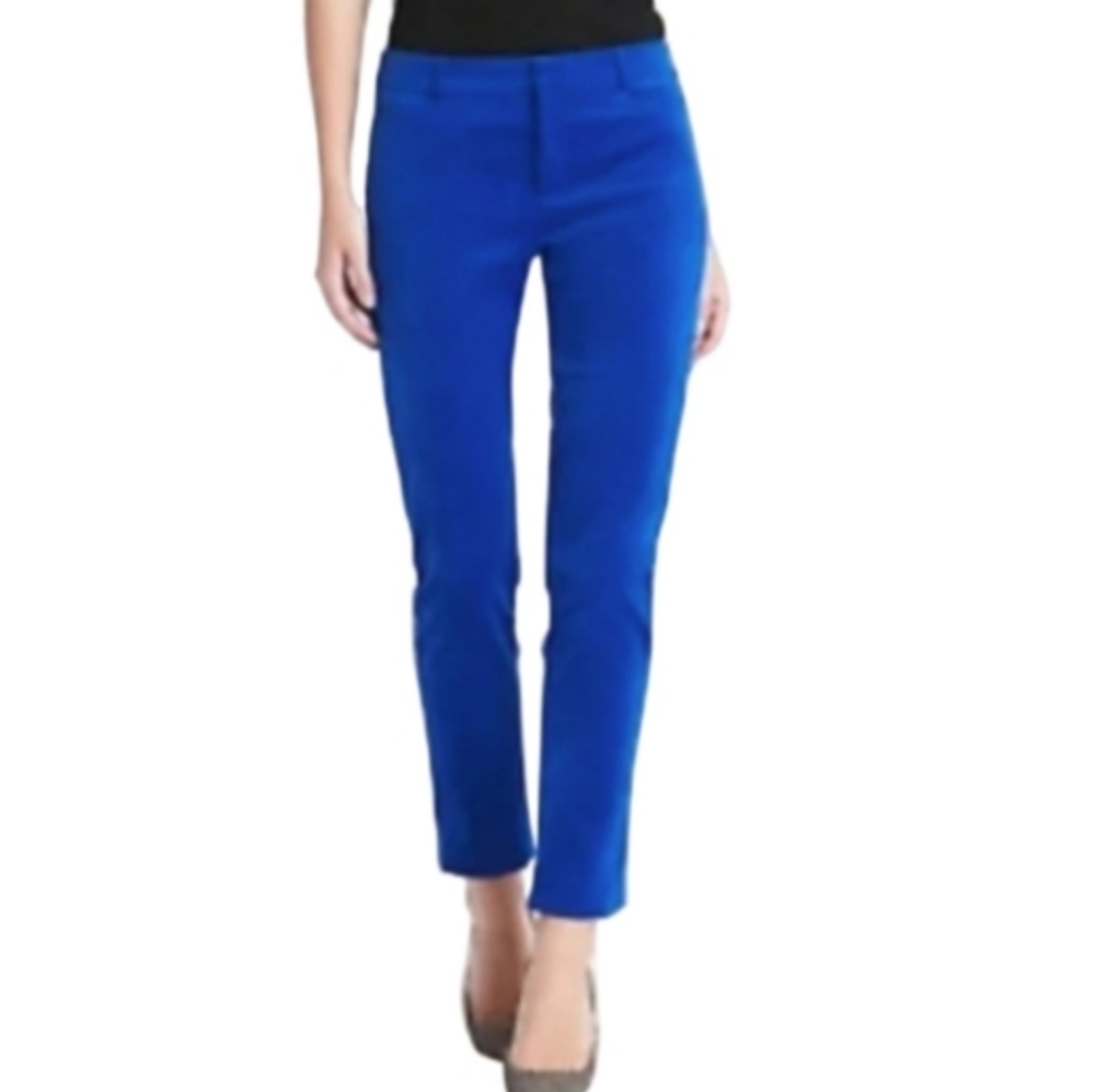 Banana Republic Royal Blue Cropped Ankle Pants Size 4 Petite